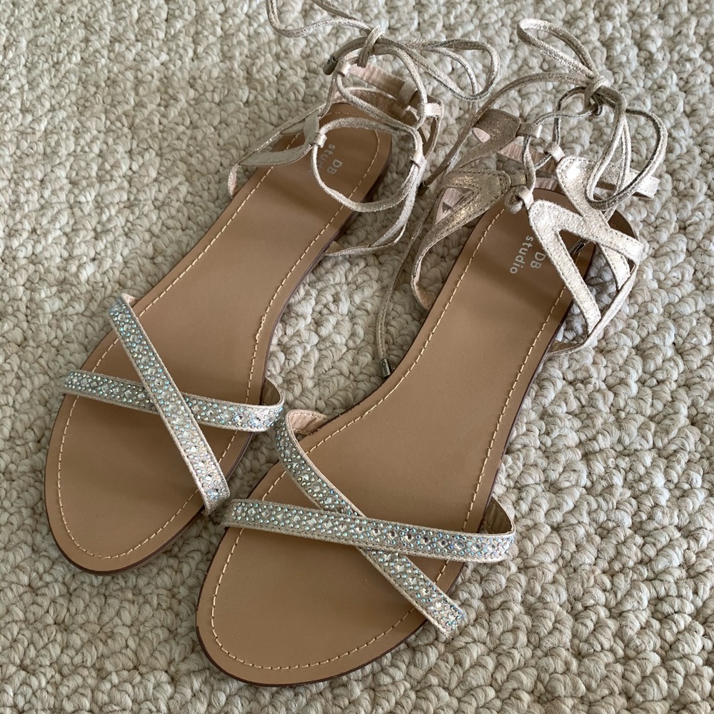 David’s Bridal dressy sandal, size 10